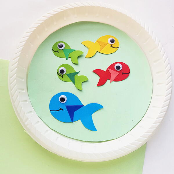 One Fish Two Fish Craft | AllFreePaperCrafts.com