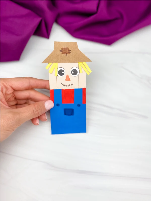 Popsicle Stick Scarecrow Craft