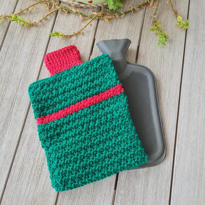Christmas Hot Water Bottle Cover