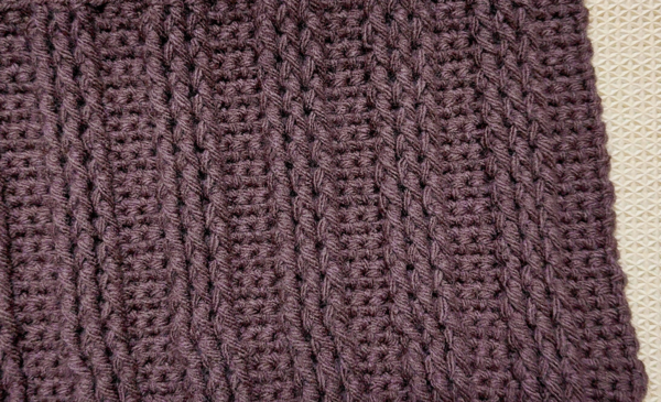 年代imple And Easy Textured Crochet Blanket