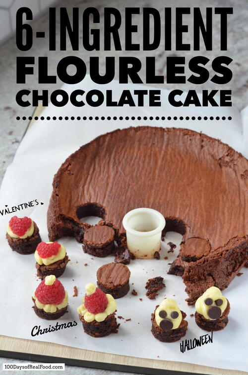 6-ingredient Flourless Chocolate Cake (for Any Holiday!)