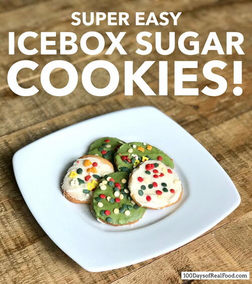Super Easy Icebox Sugar Cookies (with Natural Dyes!)