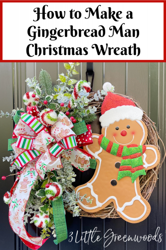 How To Make A Gingerbread Man Christmas Wreath Share 35pin