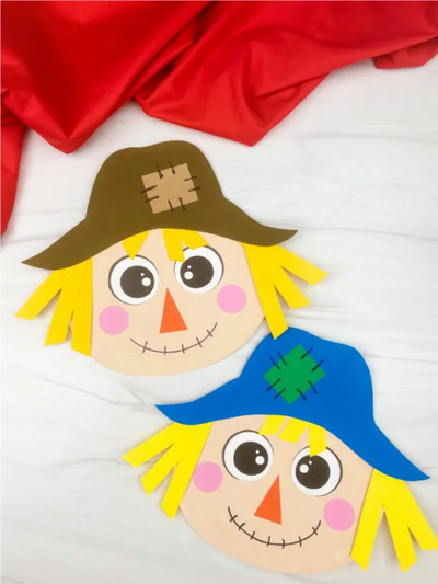 Paper Plate Scarecrow Craft