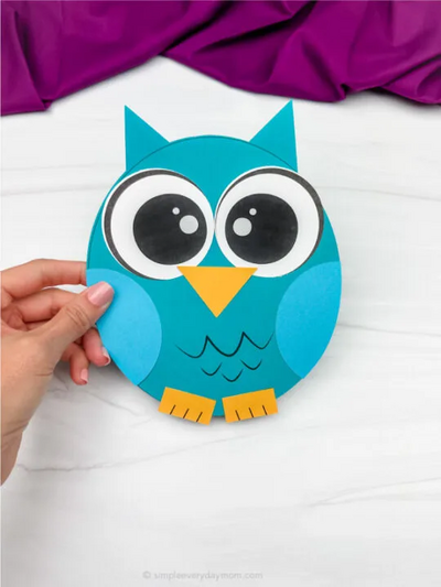 Owl Shape Craft | AllFreeKidsCrafts.com