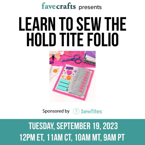 Learn to Sew the Hold Tite Folio