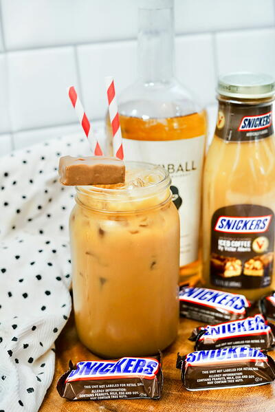 Snickers Boozy Iced Coffee Recipe