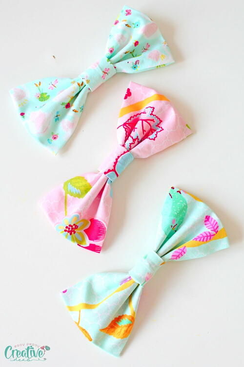 How To Sew Fabric Bows