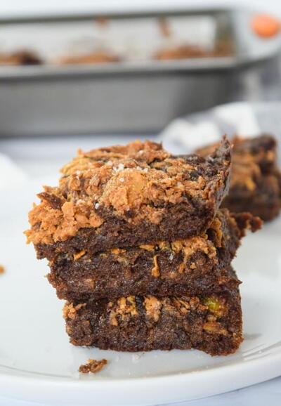 Banana Peanut Butter Brownies