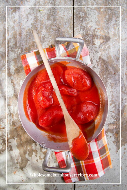 How To Can Tomatoes Without A Pressure Cooker Step-by-step
