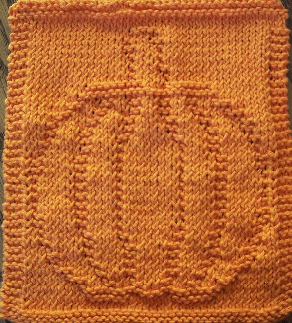 Pumpkin Dishcloth