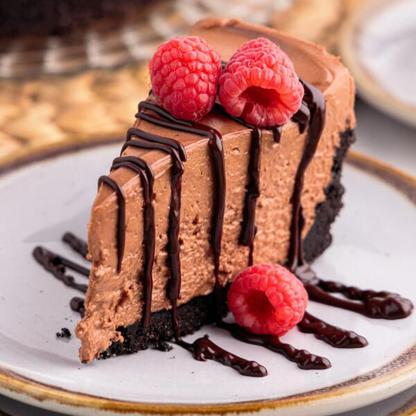 No Bake Chocolate Cheesecake