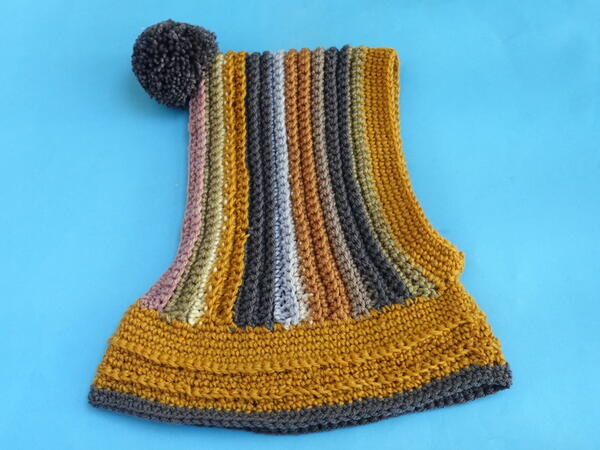 Crochet Balaclava/cowl Hat 
