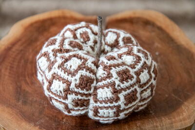 Mosaic Crochet Pumpkin