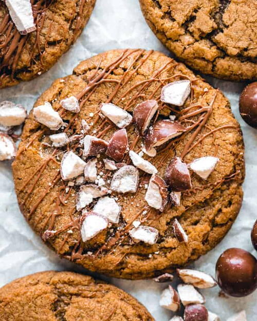 Malt Ball Cookies