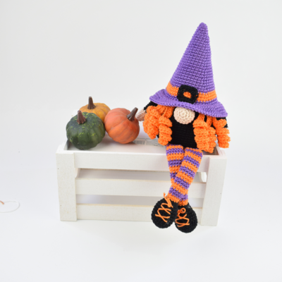 Halloween Witch Gnome Crochet Pattern Free