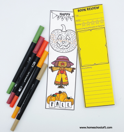 Fall Color In Bookmark