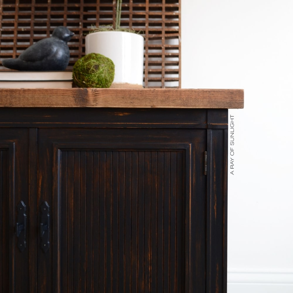 Rustic Black Cabinet DIYIdeaCenter Com   1695476698 790974 UserCommentImage ID 5336469 