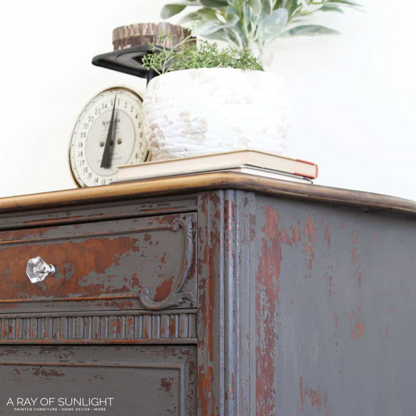 Cool Rustic Gray Dresser