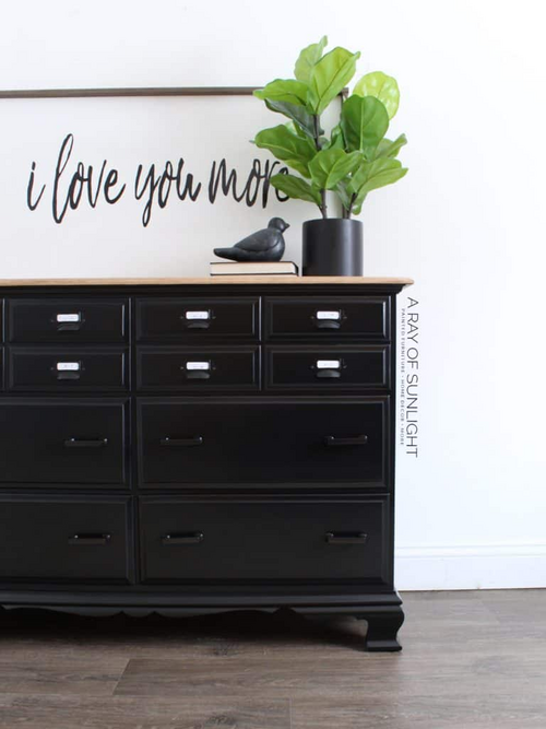 Regal Black Dresser