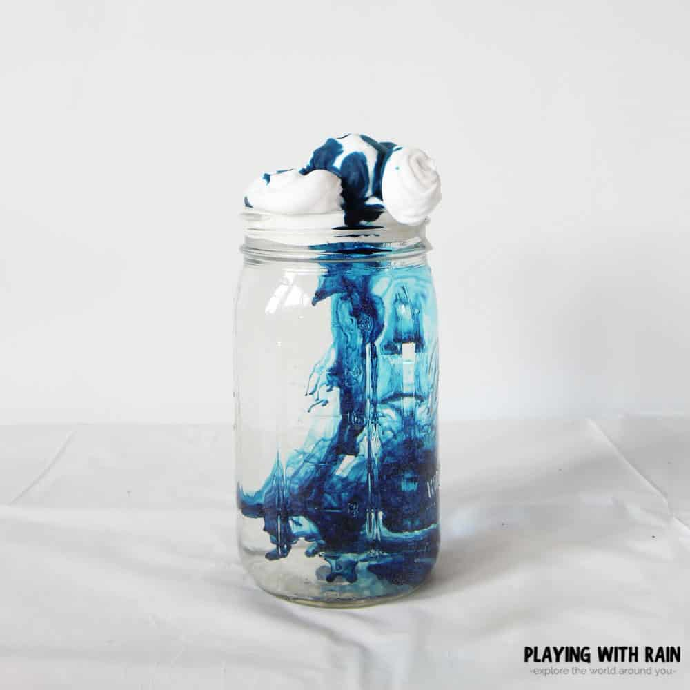 Make Rain Indoors: Fun Jar Experiment! | AllFreeKidsCrafts.com