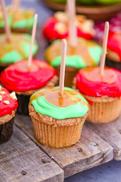 Caramel Apple Cupcakes