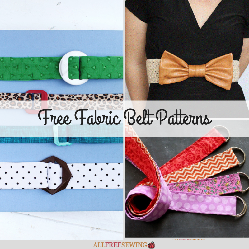 How to Make a Belt - Pattern Download - Tutorial 