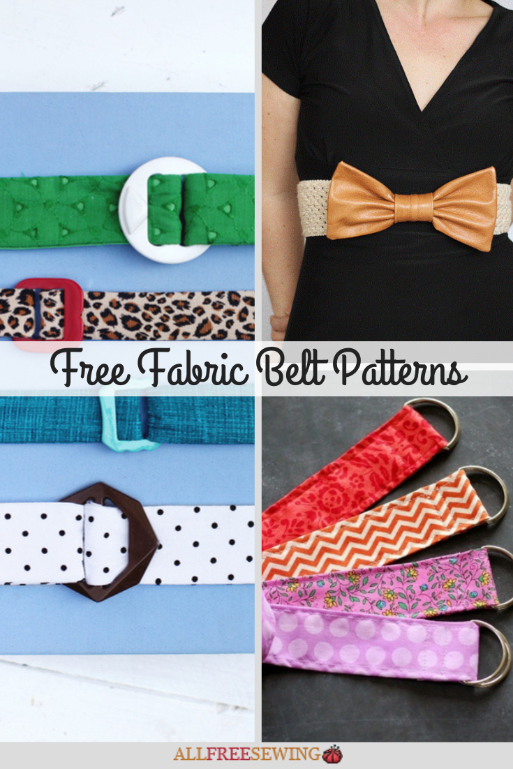 Belt Patterns Rectangle 21 Free Fabric Belt Patterns | AllFreeSewing.com