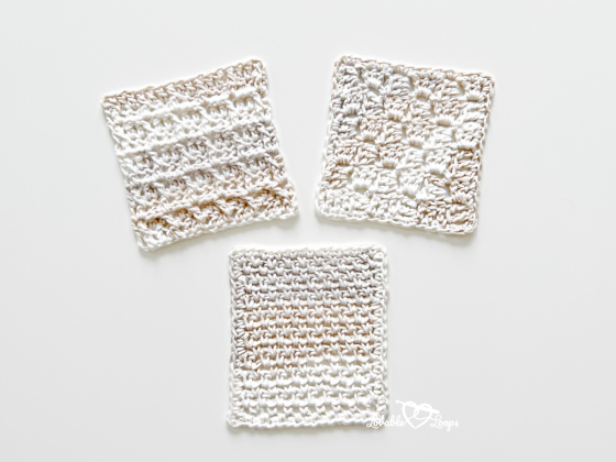 3 Styles Crochet Coasters For Beginners