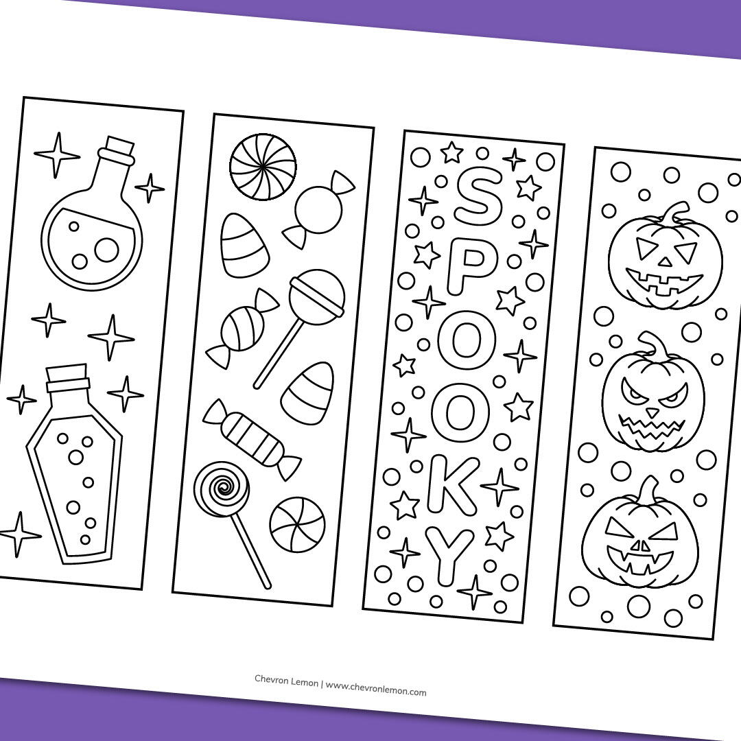 coloring pages bookmarks printable for free