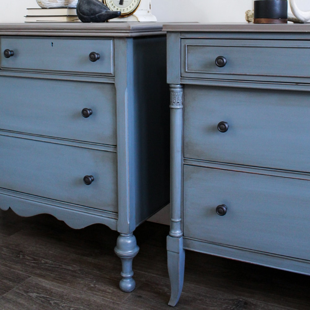 Elegant Light Blue Dressers | DIYIdeaCenter.com