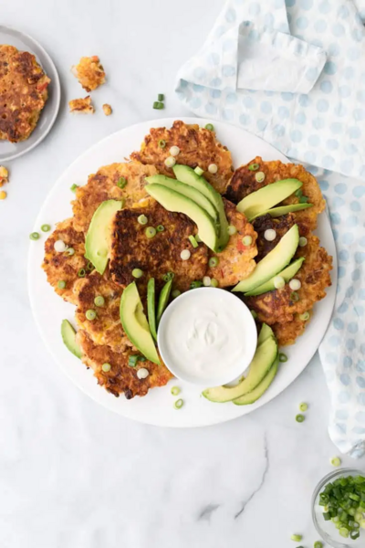 Easy Corn And Bacon Fritters