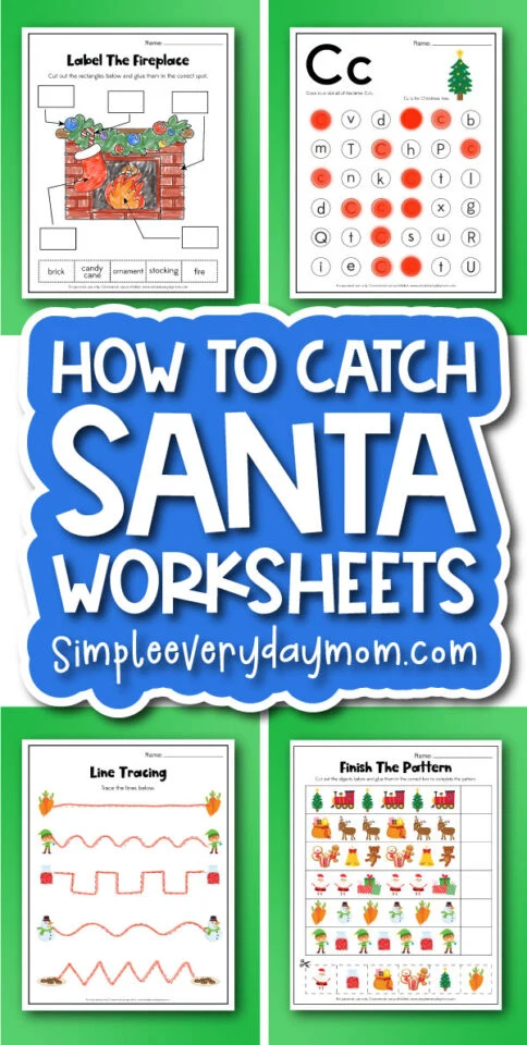 How To Catch Santa Worksheets