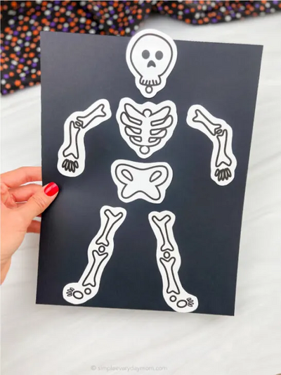 Skeleton Halloween Craft
