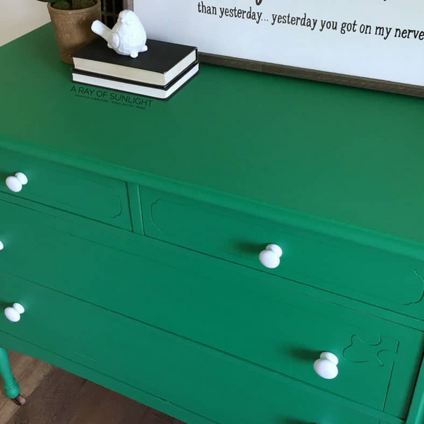 Green Antique Dresser