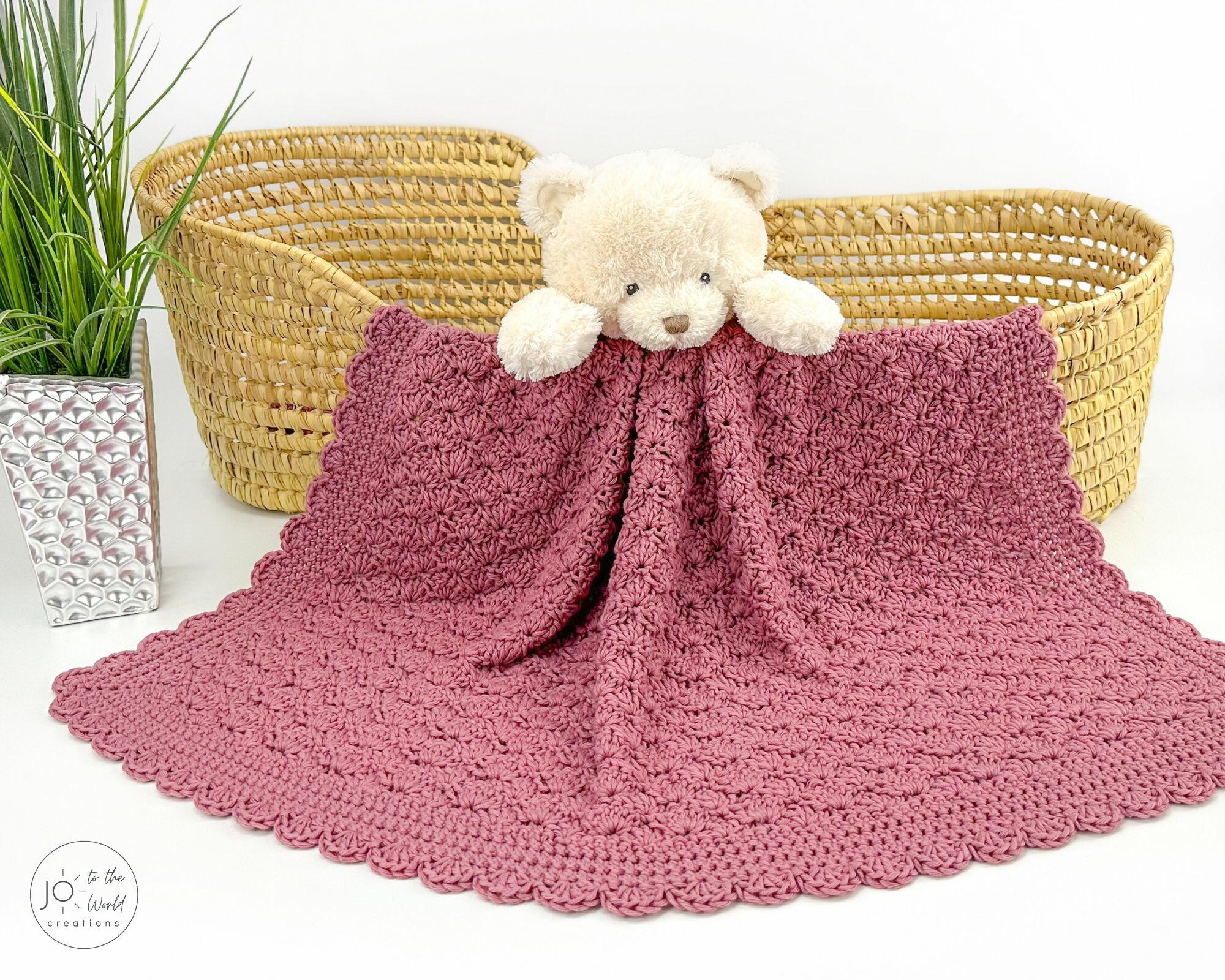 Easy Shell Blanket Crochet Pattern | AllFreeCrochet.com