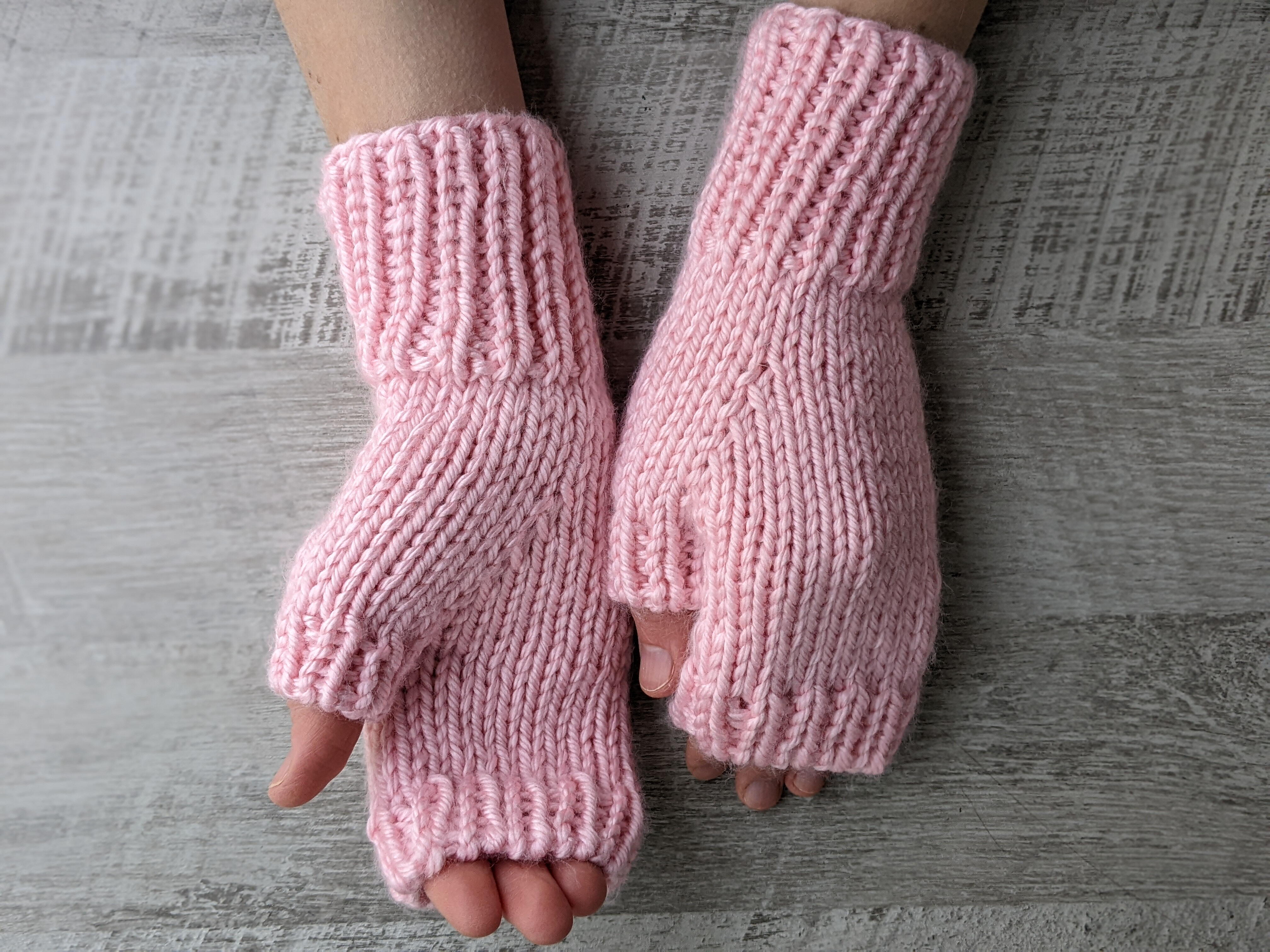 Knitting Patterns Galore - Fingerless Arm Warmers or Mitts – with Bows