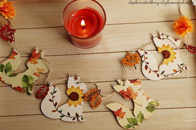 Fall Fox Garland: Easy And Affordable Diy Decor With Dollar Tree Items