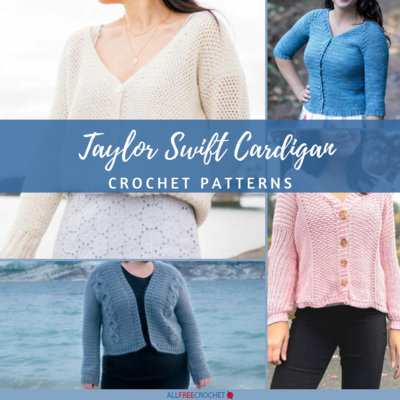 Pewter ruffled cardigan sales by lori baker crochet