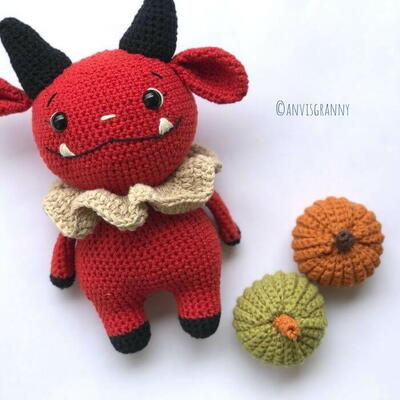 Free Devil Amigurumi Crochet Pattern For Halloween