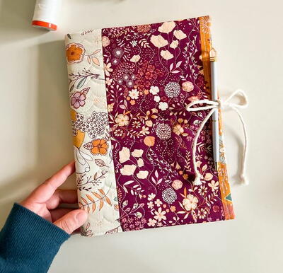 Three Fat Quarter Quilted Journal