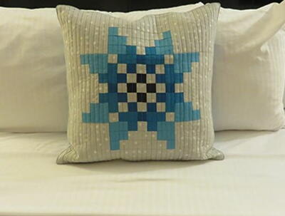 Blue December Quilted Pillow Pattern