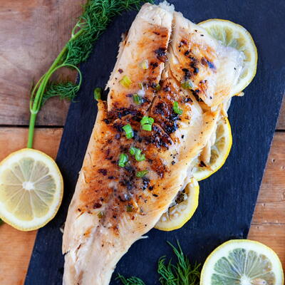 Whole Grilled Trout
