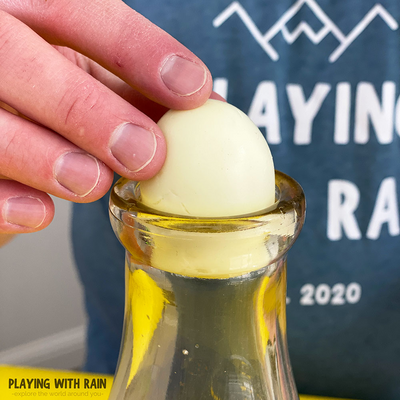 Amazing Egg In A Bottle Trick!