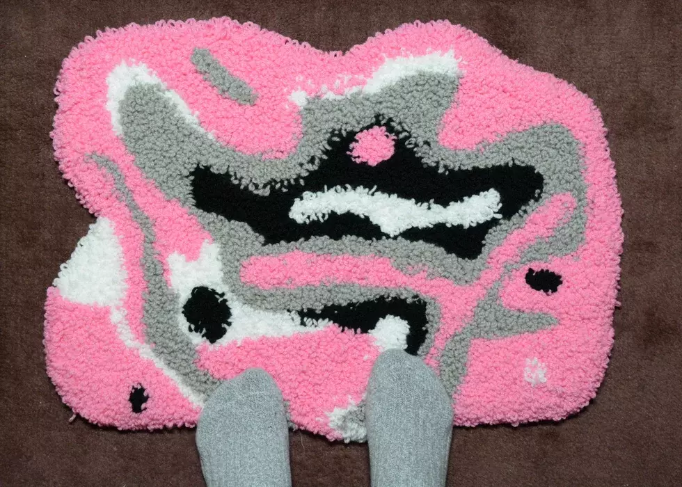 Freeform Punch Needle Rug Project