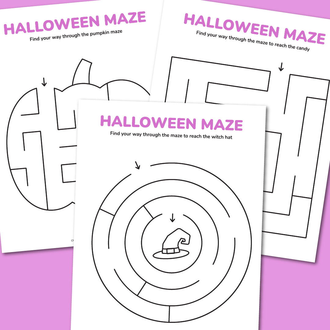 Printable Halloween Mazes AllFreeHolidayCrafts com