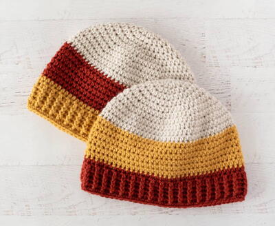 Crochet Candy Corn Hat