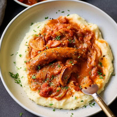Easy Hearty Slow Cooker Sausage Casserole