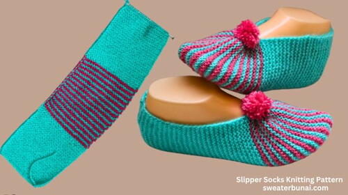 Free Socks Knitting Pattern Beginners To Advance Level.