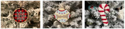 3 Free Punch Needle Christmas Patterns  Tutorials